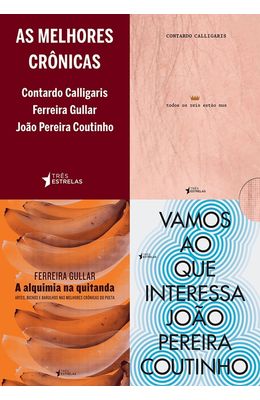 Melhores-cronicas-As---Box---Contardo-Caligaris-Ferreira-Gullar-e-Joao-Pereira-Coutinho