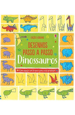 Dinossauros---Desenhos-passo-a-passo
