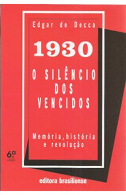 1930---O-SILENCIO-DOS-VENCIDOS