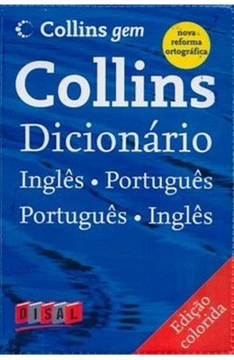 COLLINS-DICIONARIO---INGLES-PORTUGUES---PORTUGUES-INGLES--CAPA-AZUL-