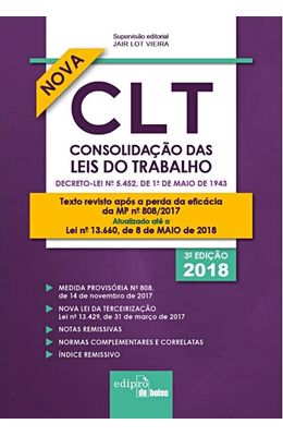 CLT-2018---Consolidacao-das-leis-de-trabalho