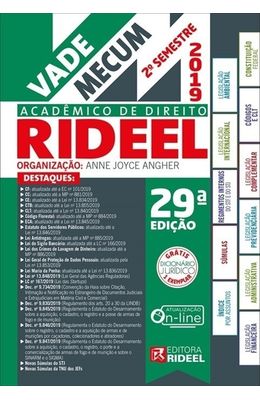 Vade-Mecum-Academico-de-Direito-Rideel---2º-Semestre-2019---29º-Edicao---Tradicional