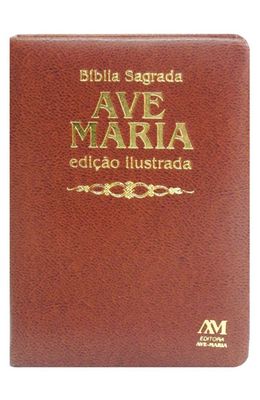 B�BLIA-ILUSTRADA-LUXO---M�DIA---MARROM