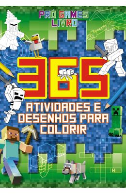 Pr�-Games-Livro-365-Atividades-e-Desenhos-para-Colorir