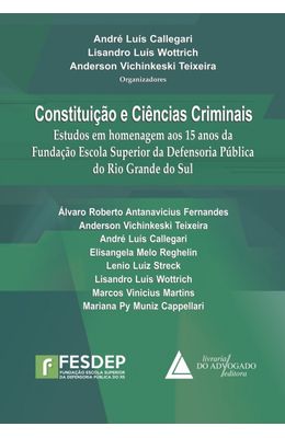 CONSTITUI��O-E-CI�NCIAS-CRIMINAIS