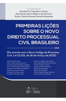 PRIMEIRAS-LI��ES-SOBRE-O-NOVO-DIREITO-PROCESSUAL-CIVIL-BRASILEIRO