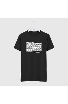 Camiseta-preta-estampa-ondulada-branca---100--algodao---manga-curta---P