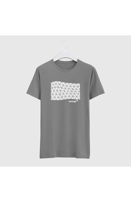 Camiseta-cinza-mescla-estampa-ondulada-branca---100--algodao---manga-curta---P